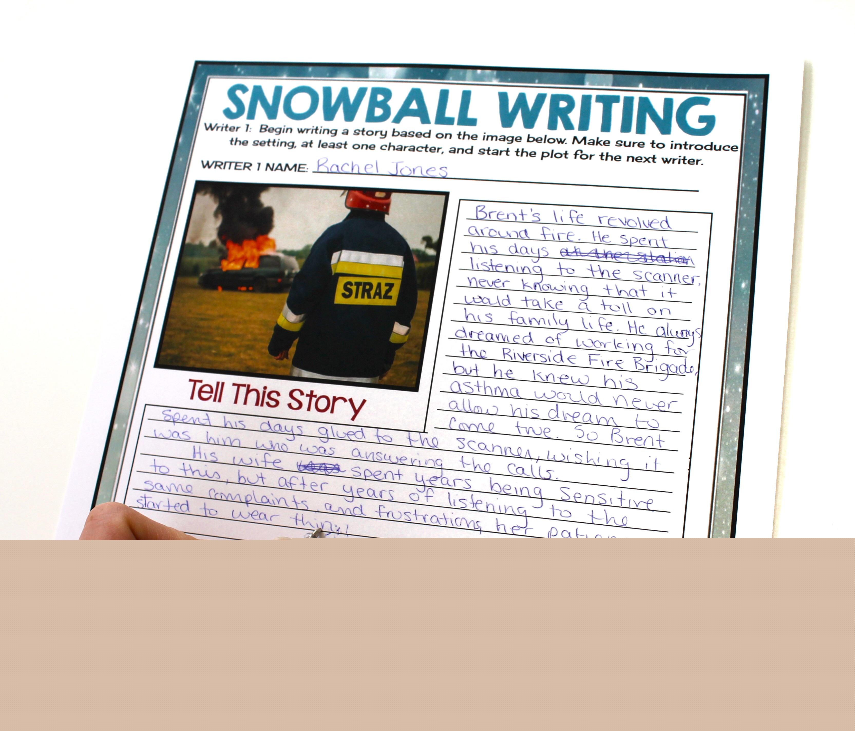 Snowball story writing